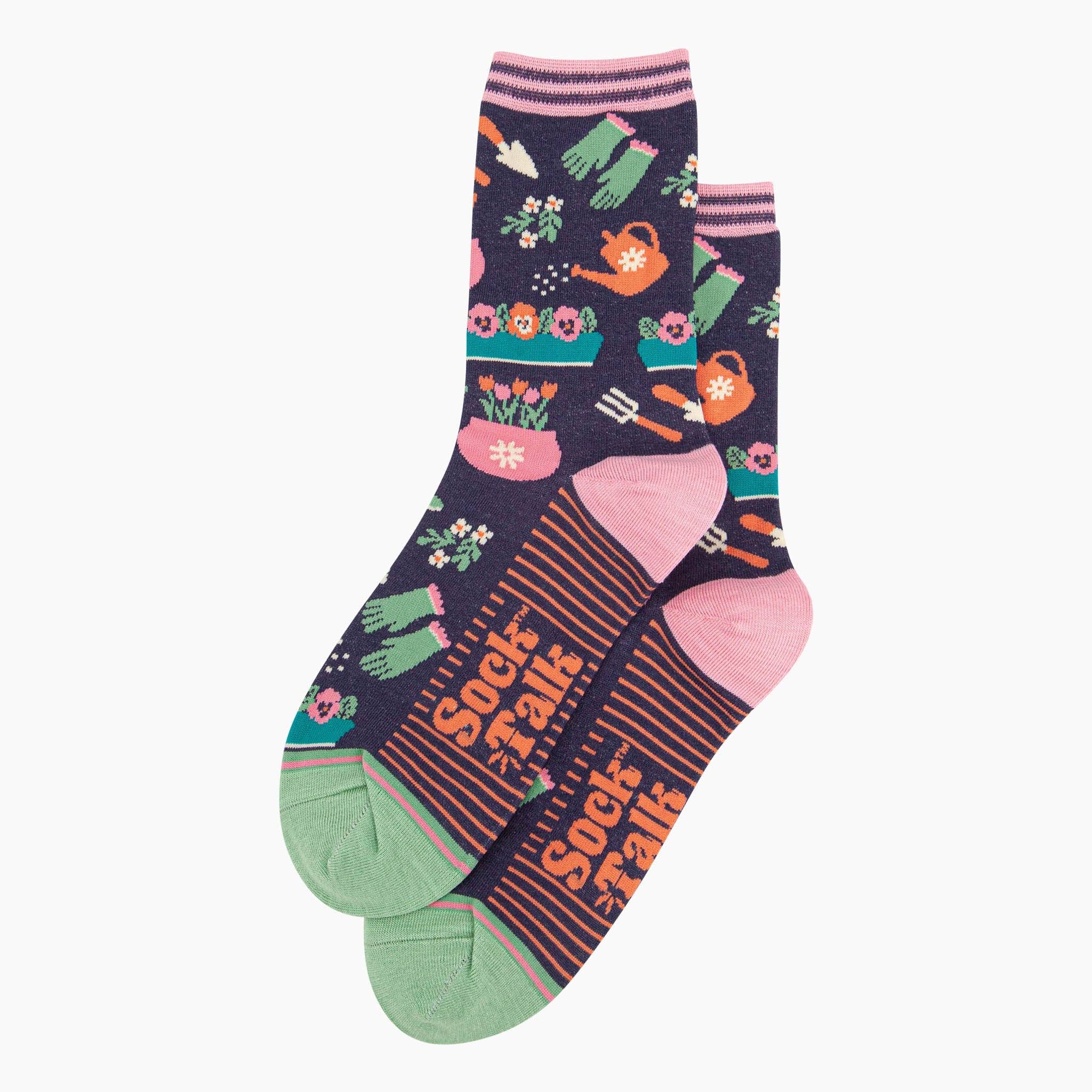 Women's Bamboo Socks - Gardening