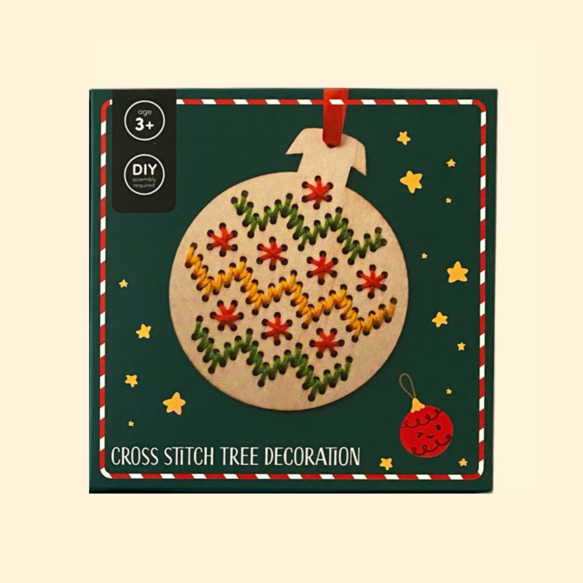 DIY Cross Stitch Christmas Decoration (Various)