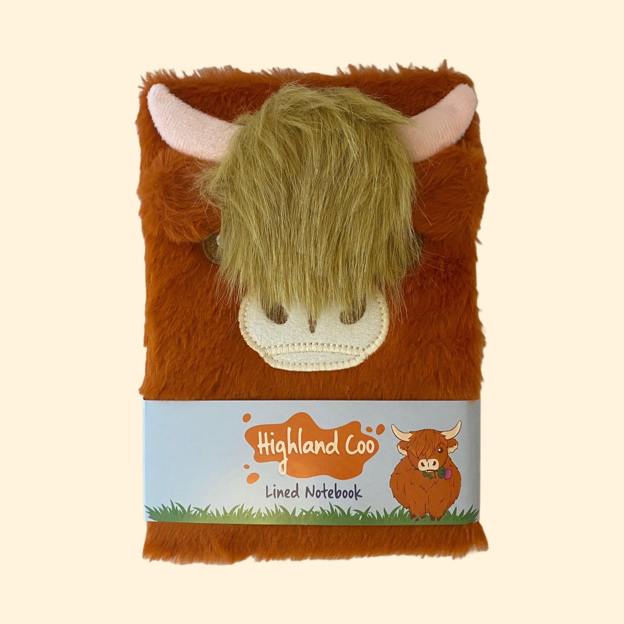 Fluffy Highland Cow Notebook