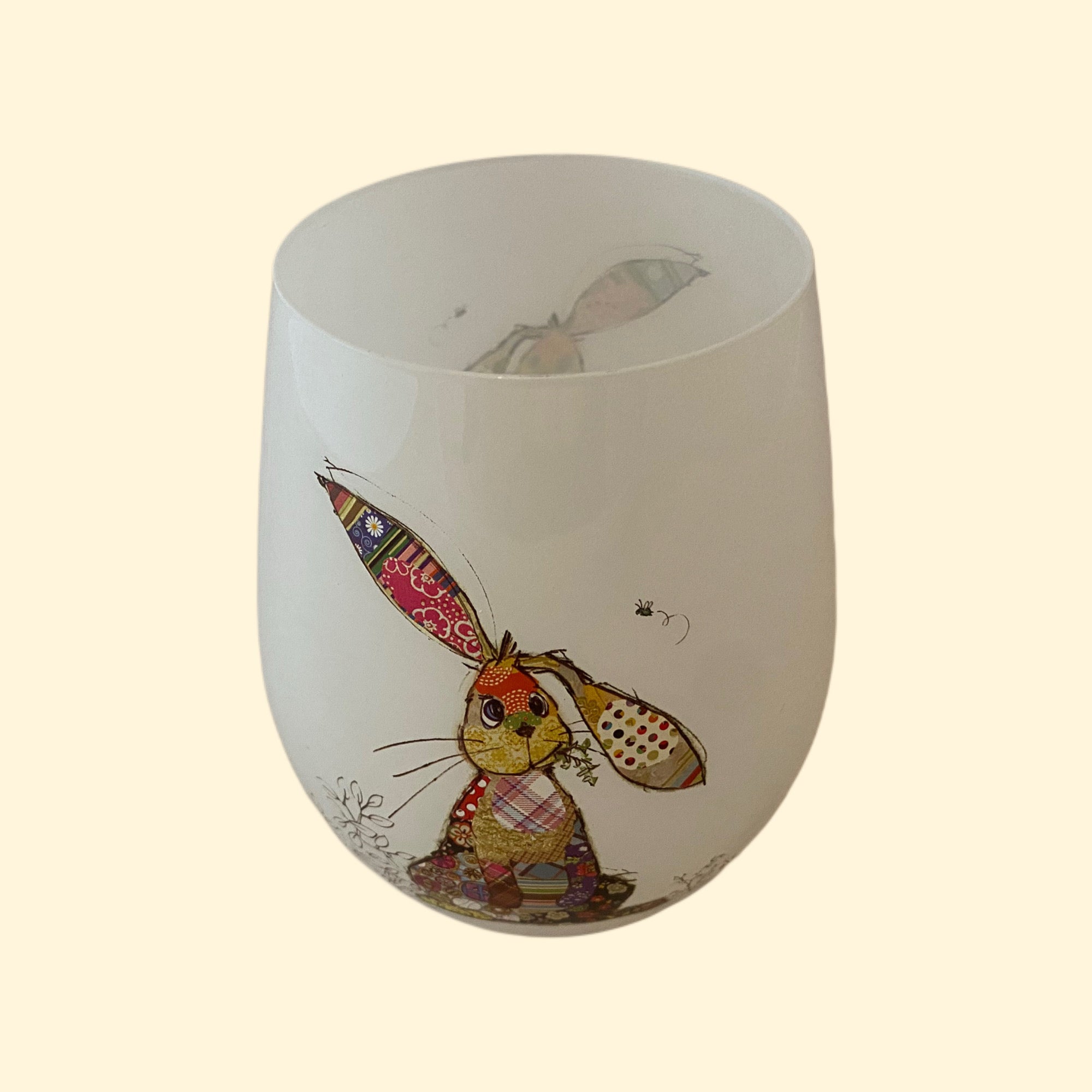 Binky Bunny Stemless Wine Glass
