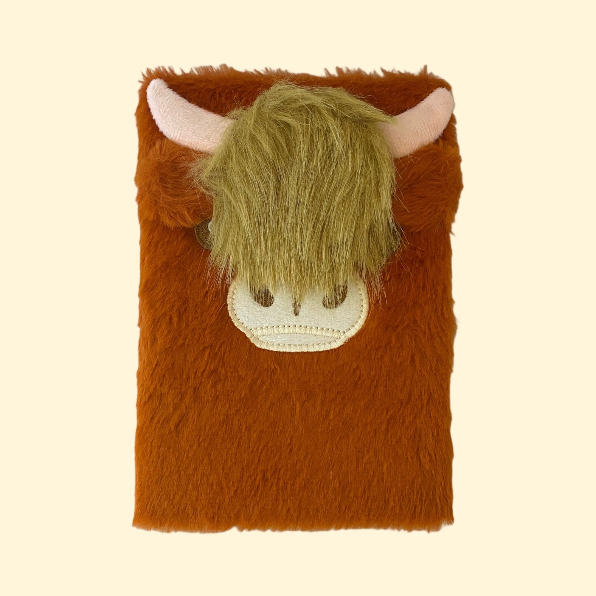 Fluffy Highland Cow Notebook