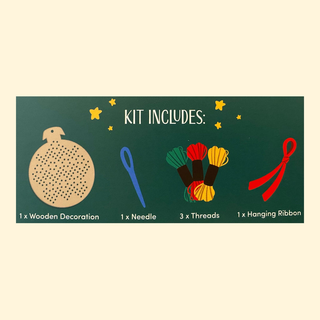 DIY Cross Stitch Christmas Decoration (Various)