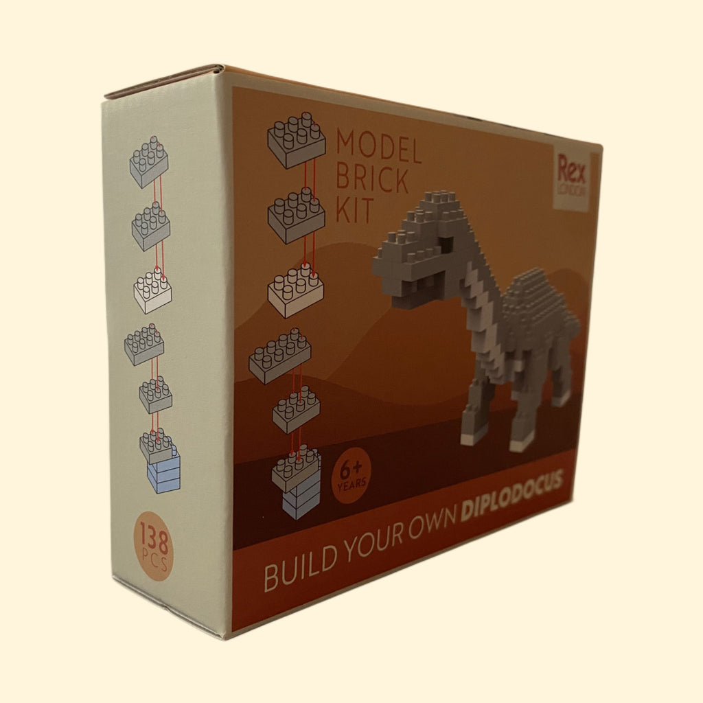 Diplodocus Model Brick Kit