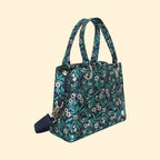 Earth Squared Jacquard Camille Bag - Teal