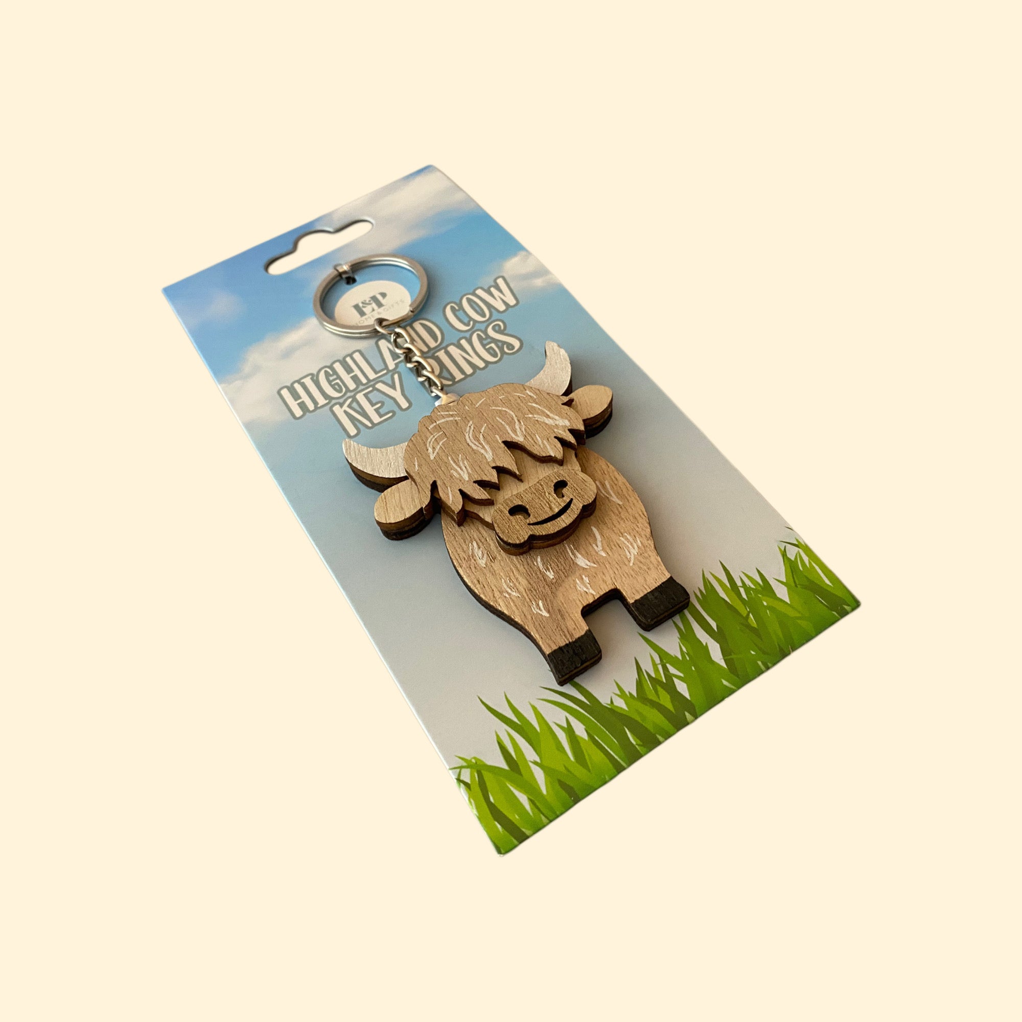 Highland Cow Key Ring (Various)