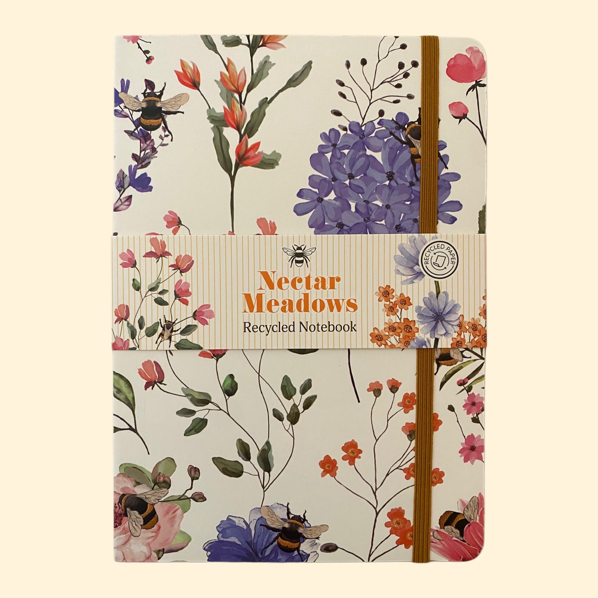 Bee & Flowers Notebook A5