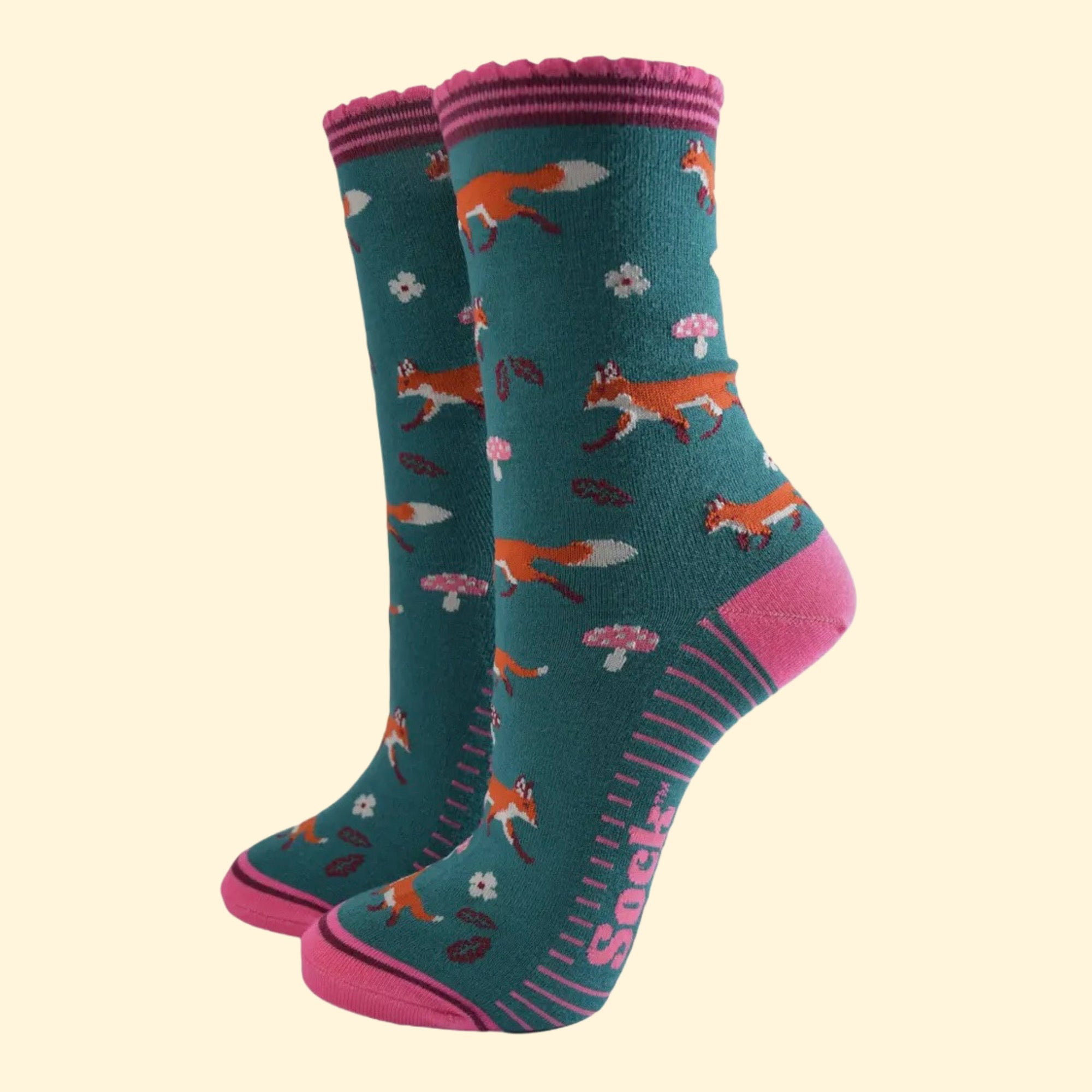 Women's Bamboo Socks - Fox