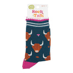 Women's Bamboo Socks - Highland Cow