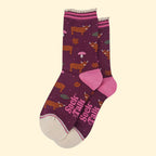 Women's Bamboo Socks - Highland Cow