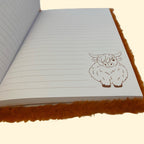 Fluffy Highland Cow Notebook