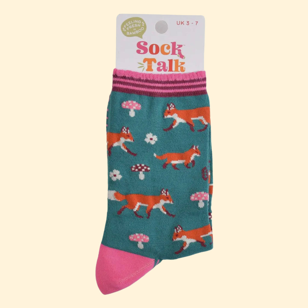 Women's Bamboo Socks - Fox