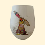 Binky Bunny Stemless Wine Glass