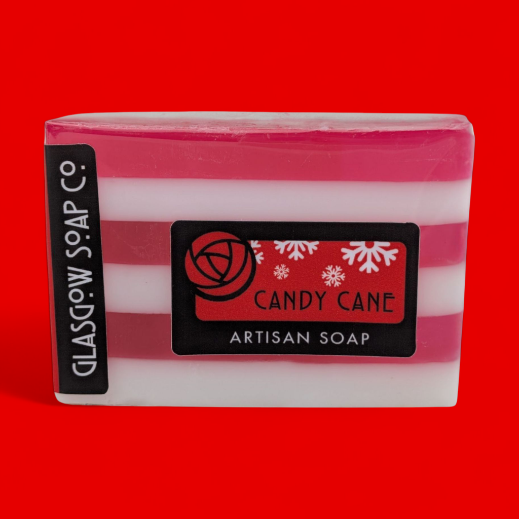 Candy Cane Handmade Soap 120g