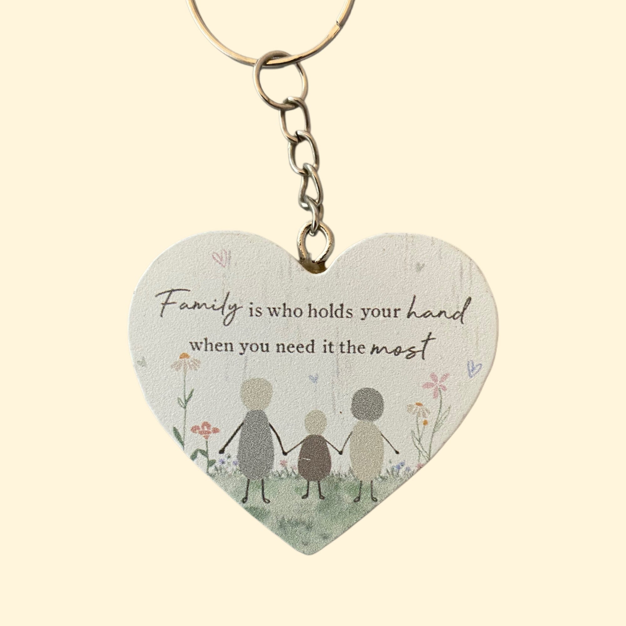 Heart Keyring - Various Sentiments