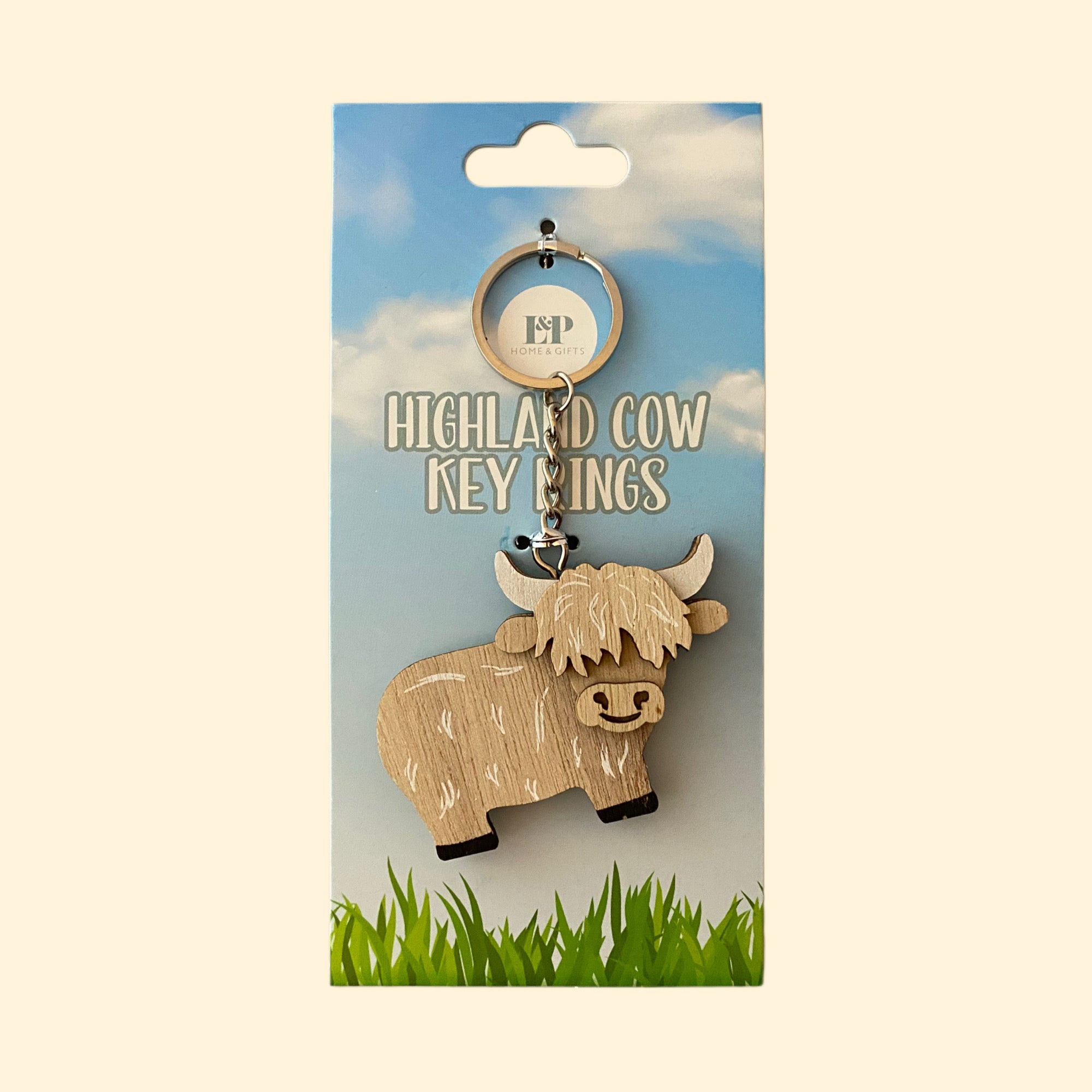 Highland Cow Key Ring (Various)