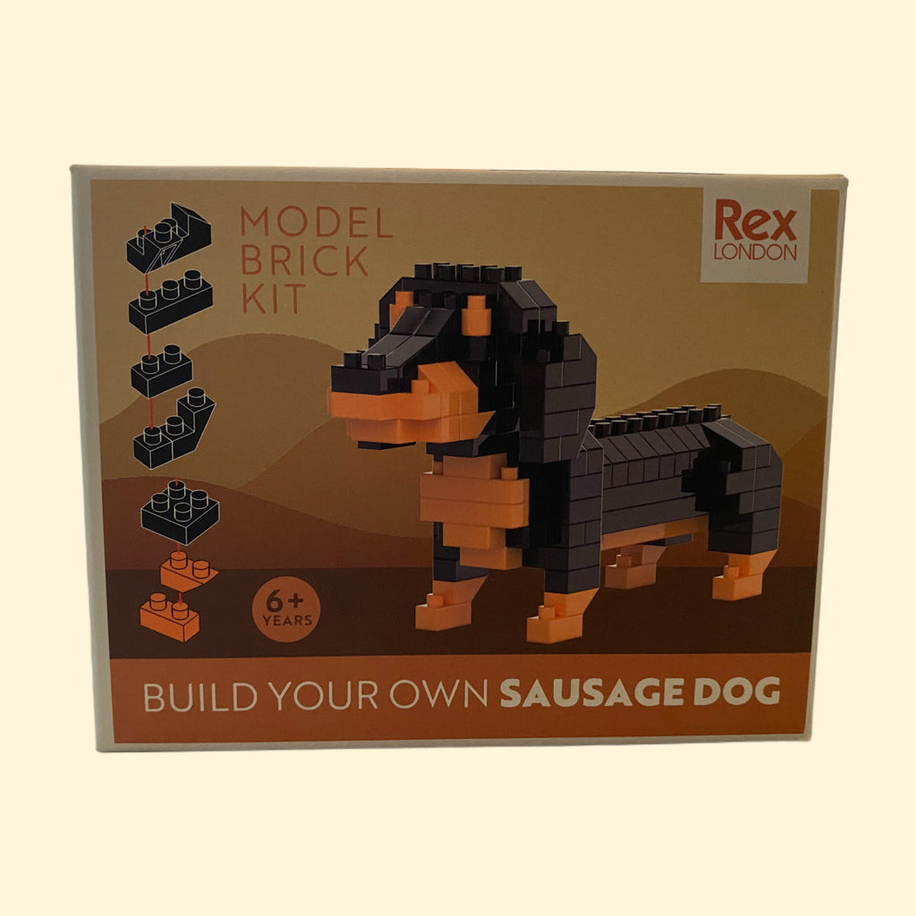 Sausage Dog Model Brick Kit