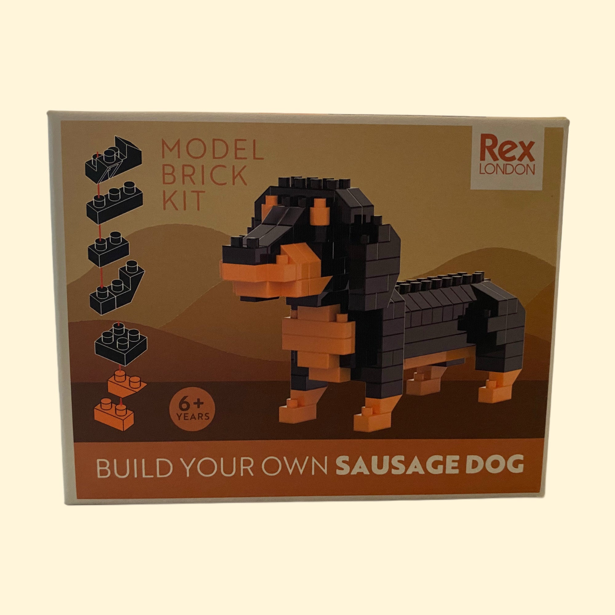 Sausage Dog Model Brick Kit