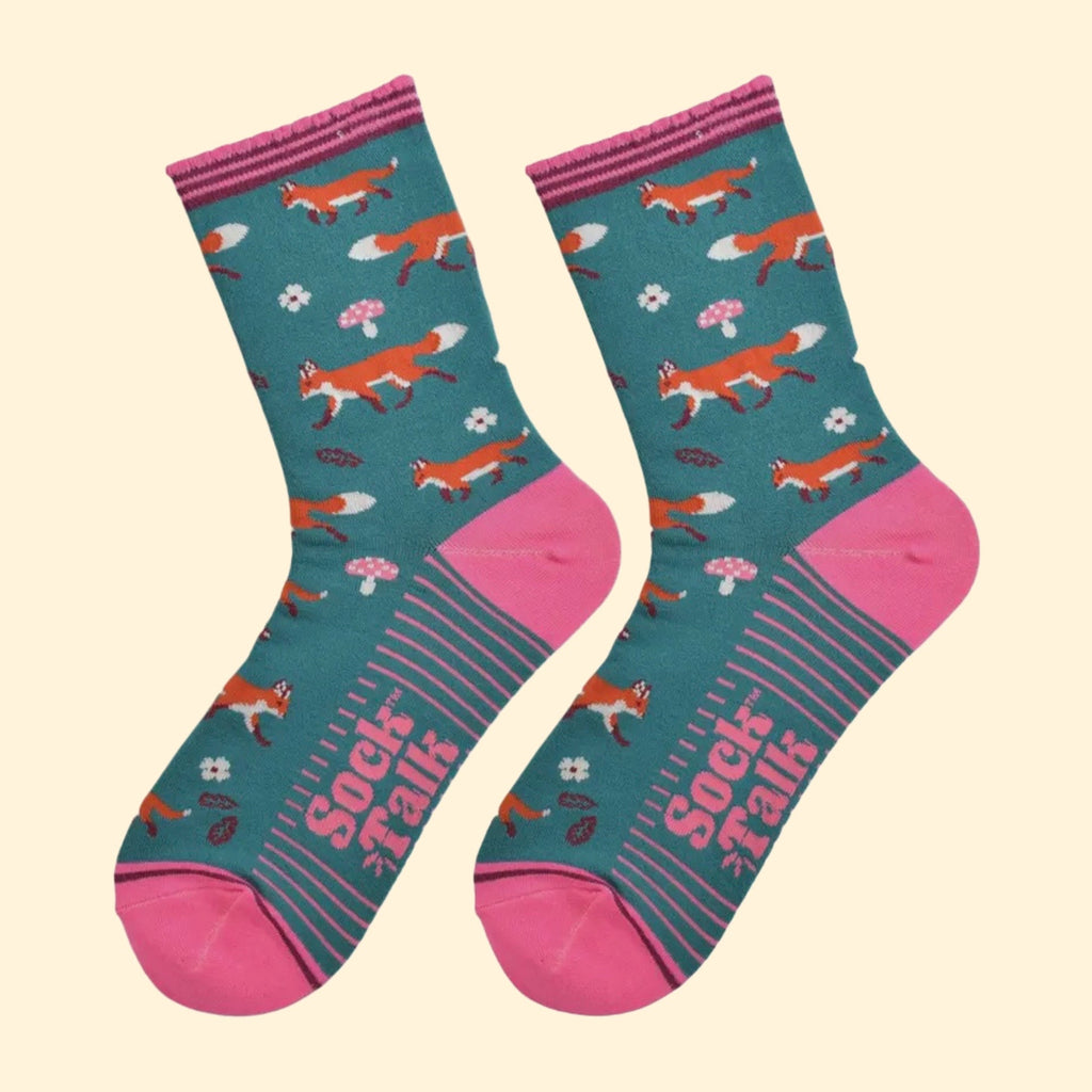 Women's Bamboo Socks - Fox