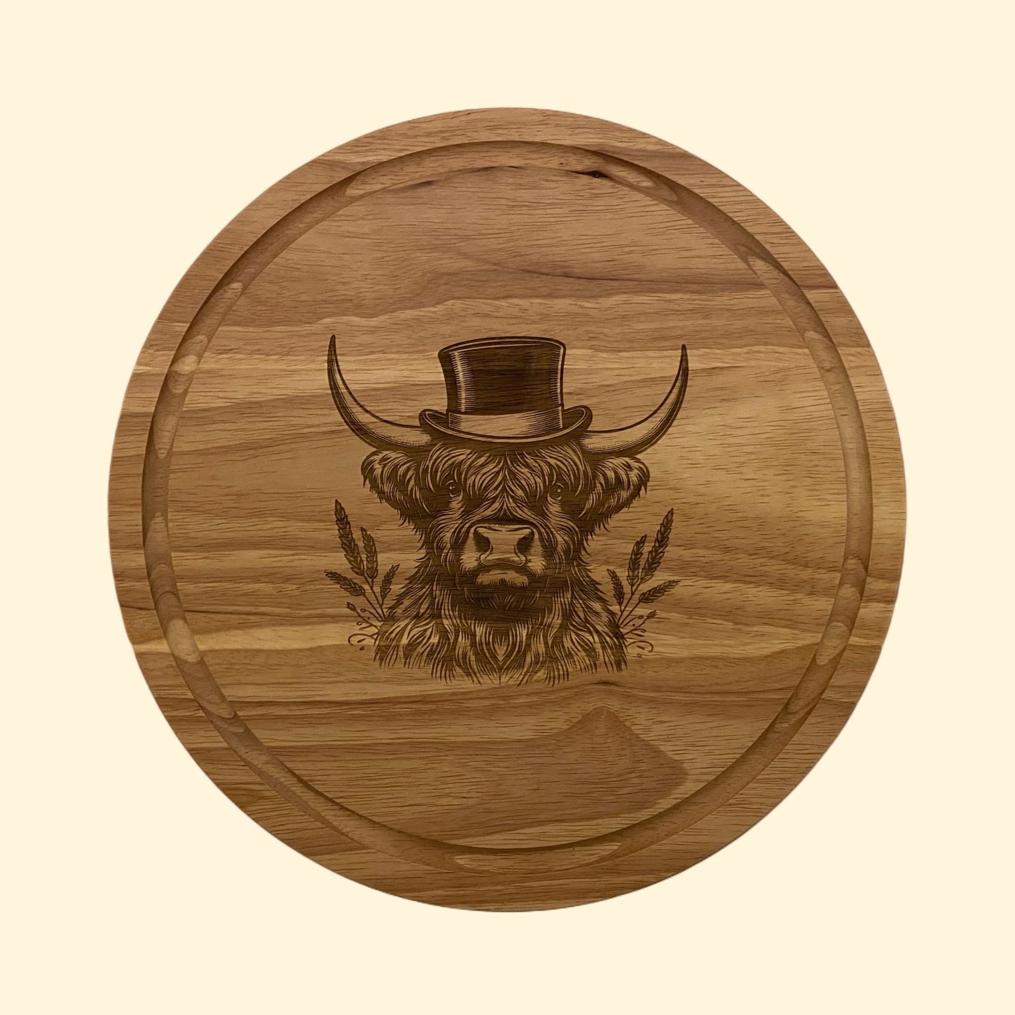 Round Chopping Board - Choose Your Design