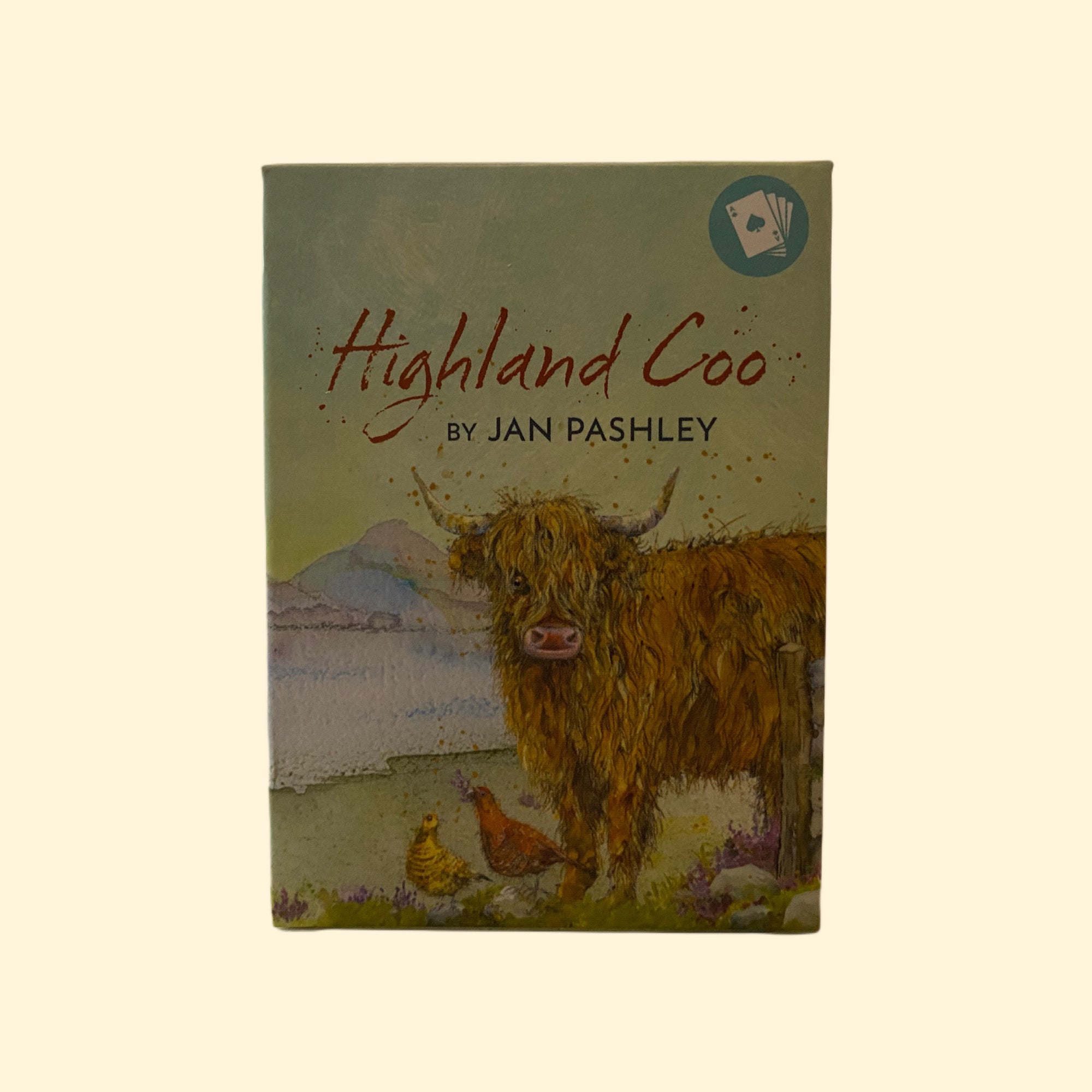 Highland Cow Playing Cards