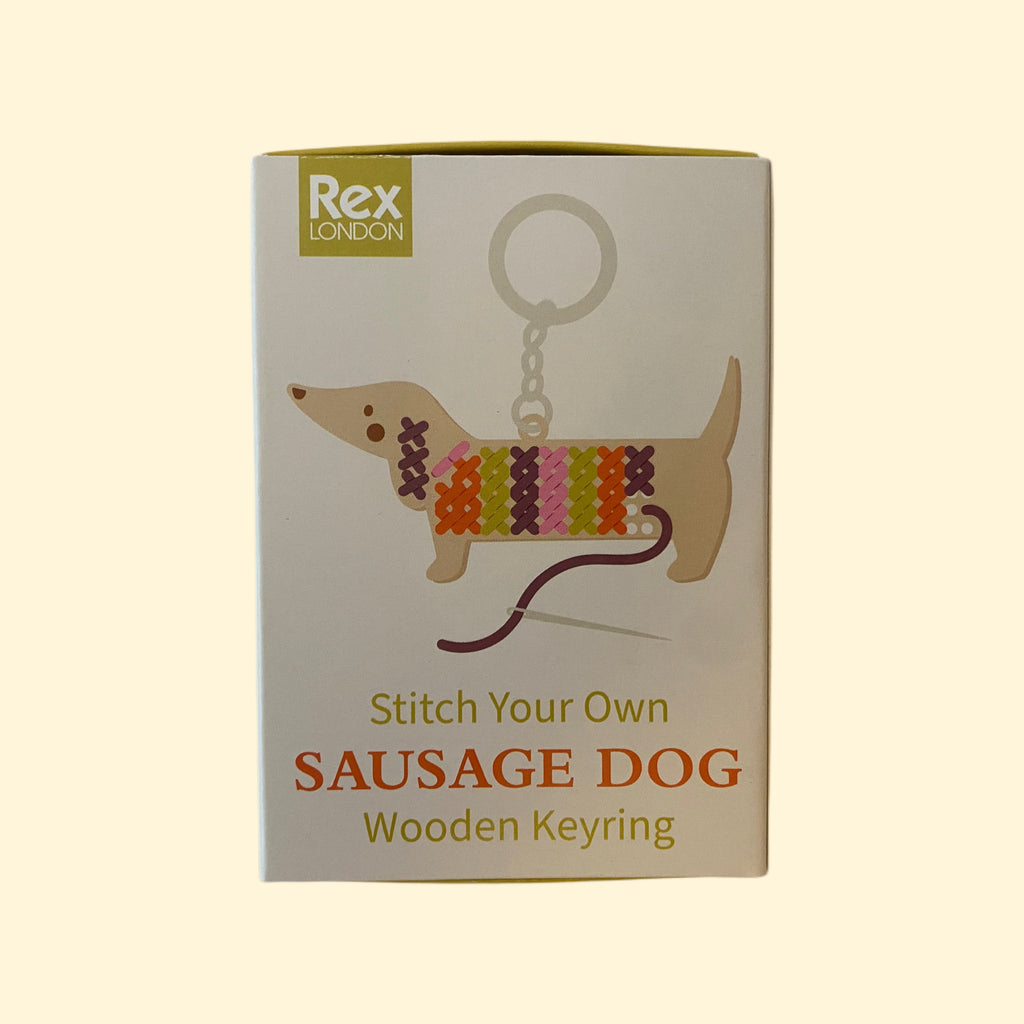 Stitch Your Own Sausage Dog Keyring