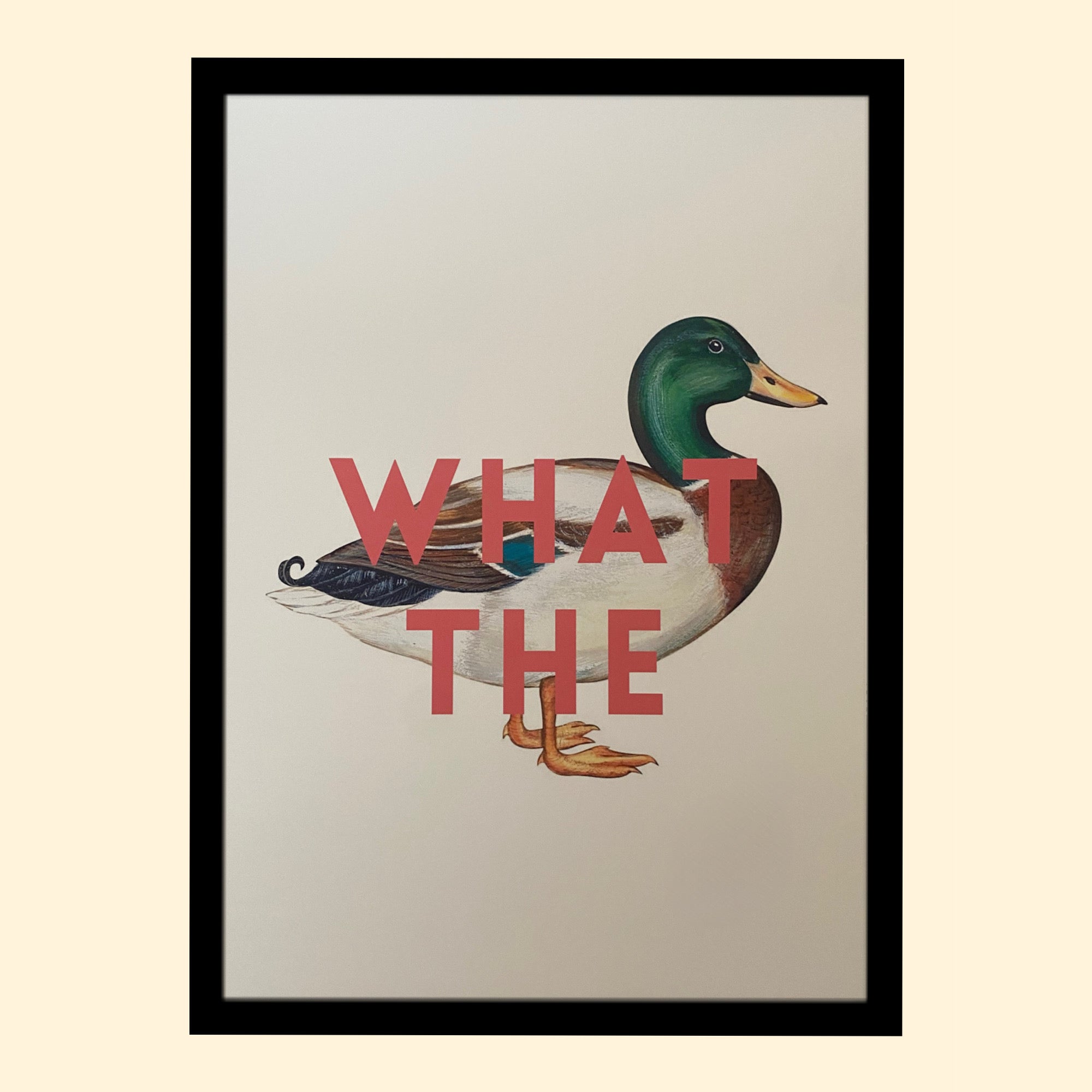 What the Duck Print