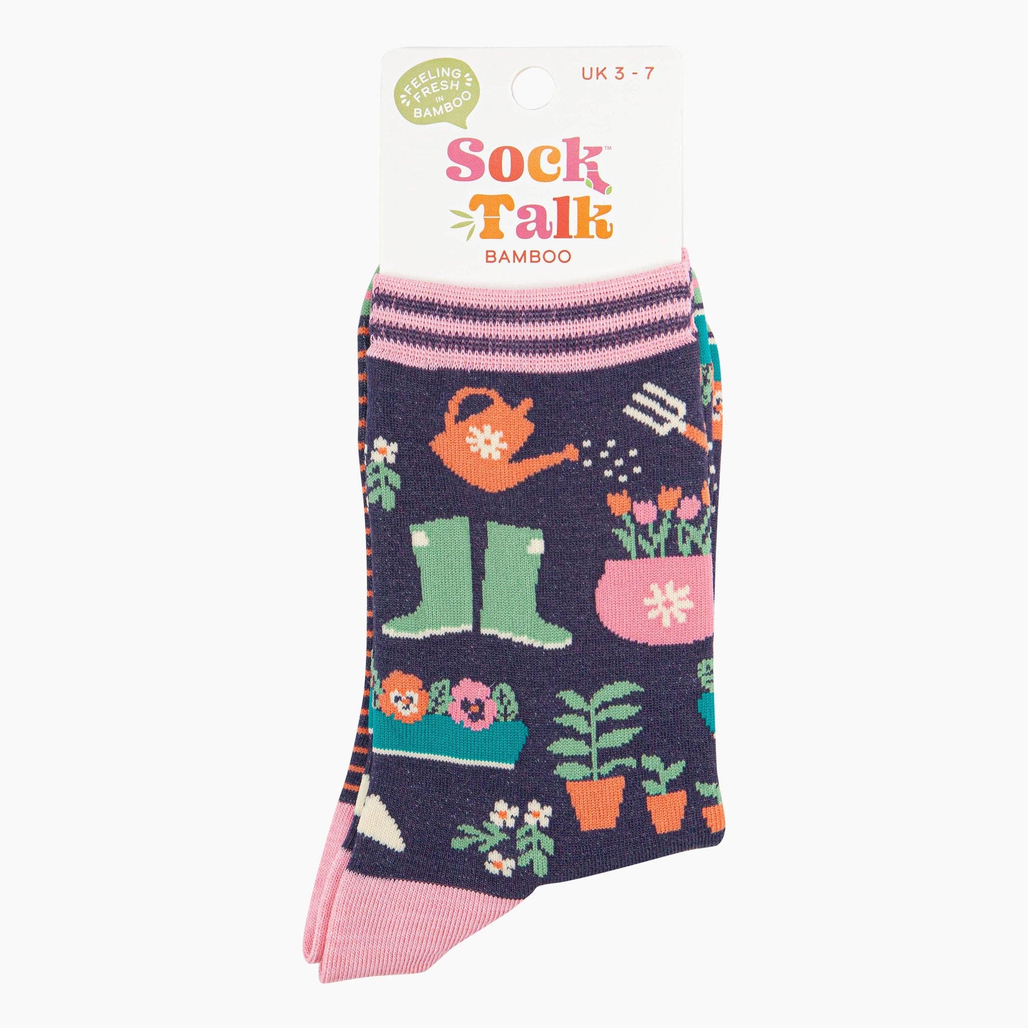 Women's Bamboo Socks - Gardening
