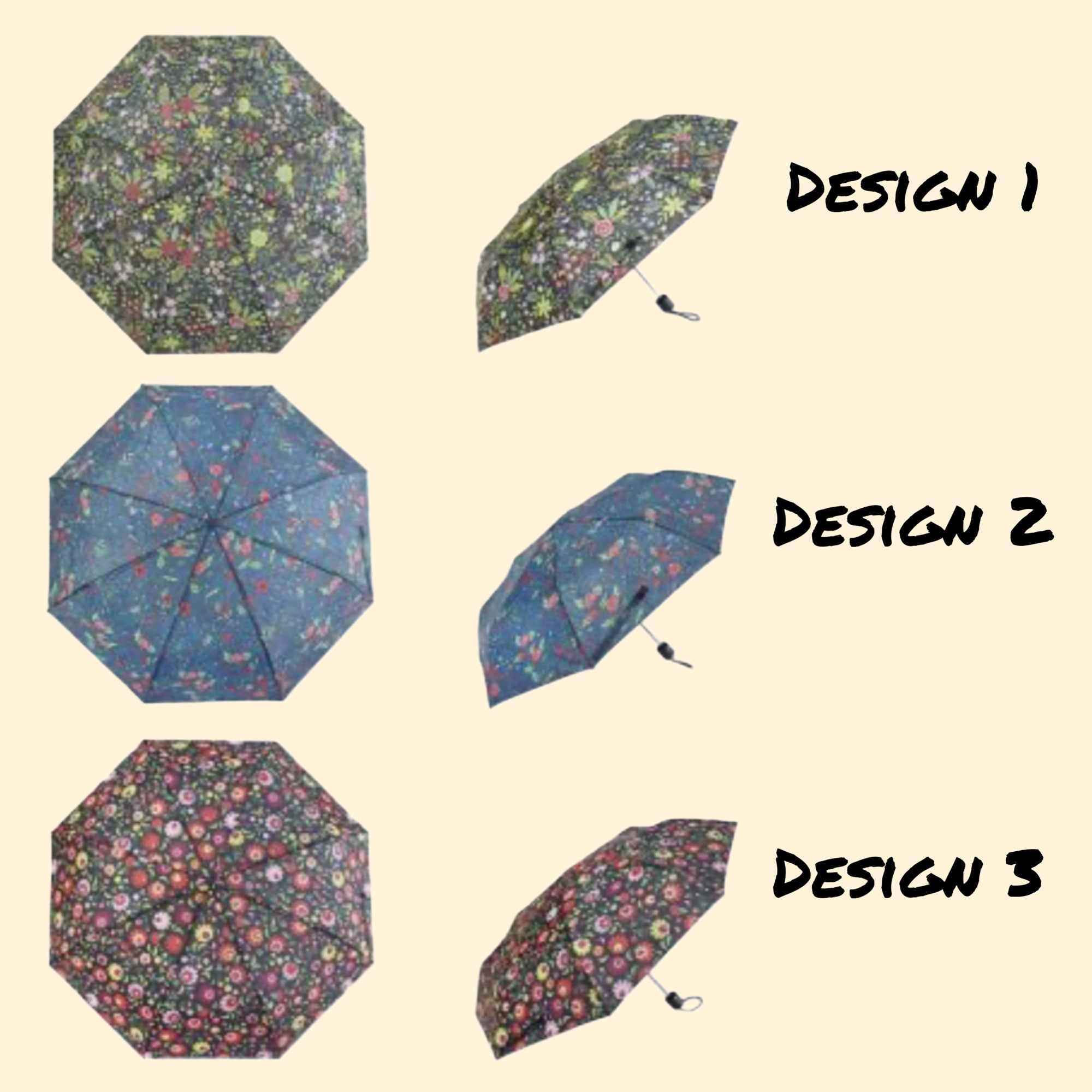 Floral Design Umbrellas (Various)