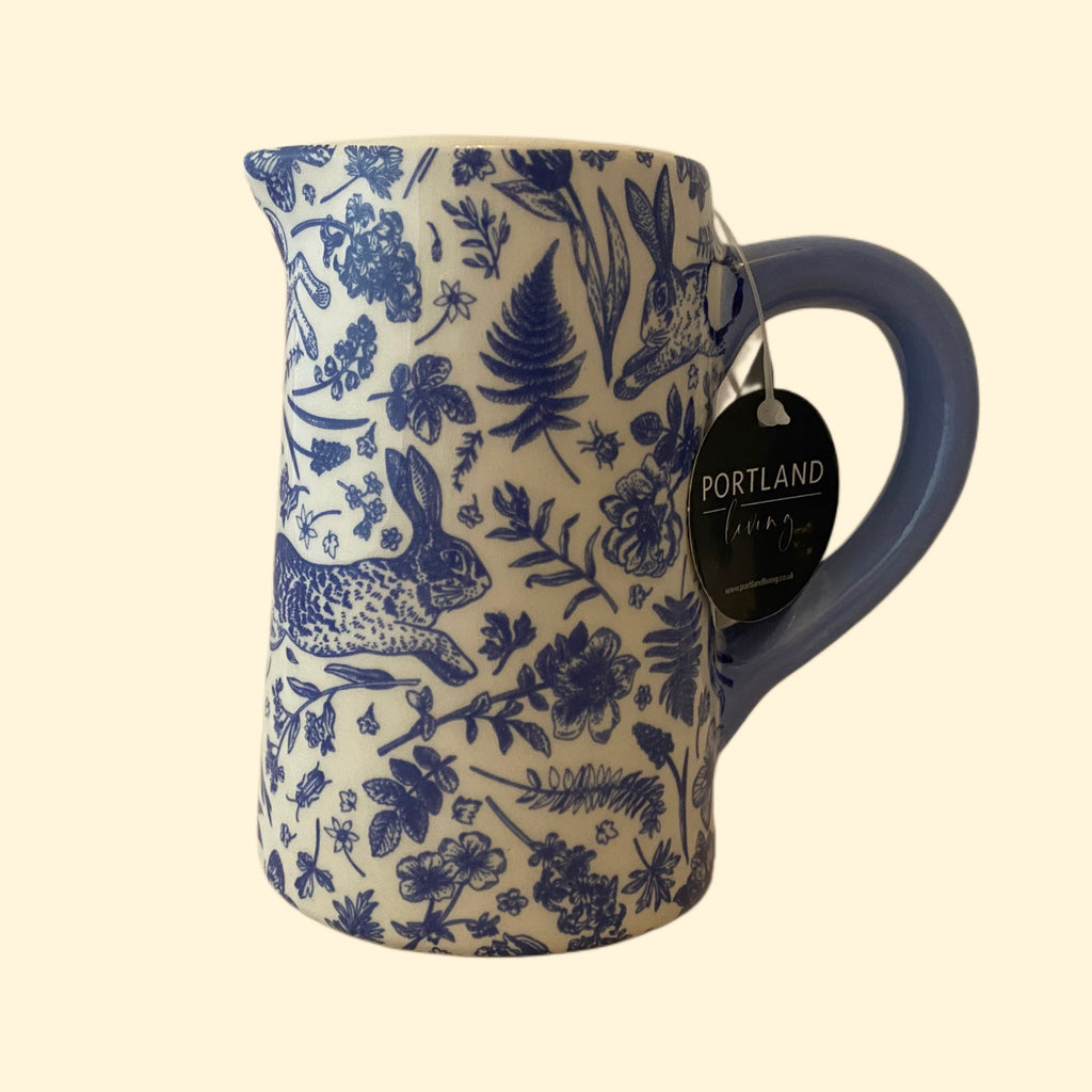 Hare Floral Jug