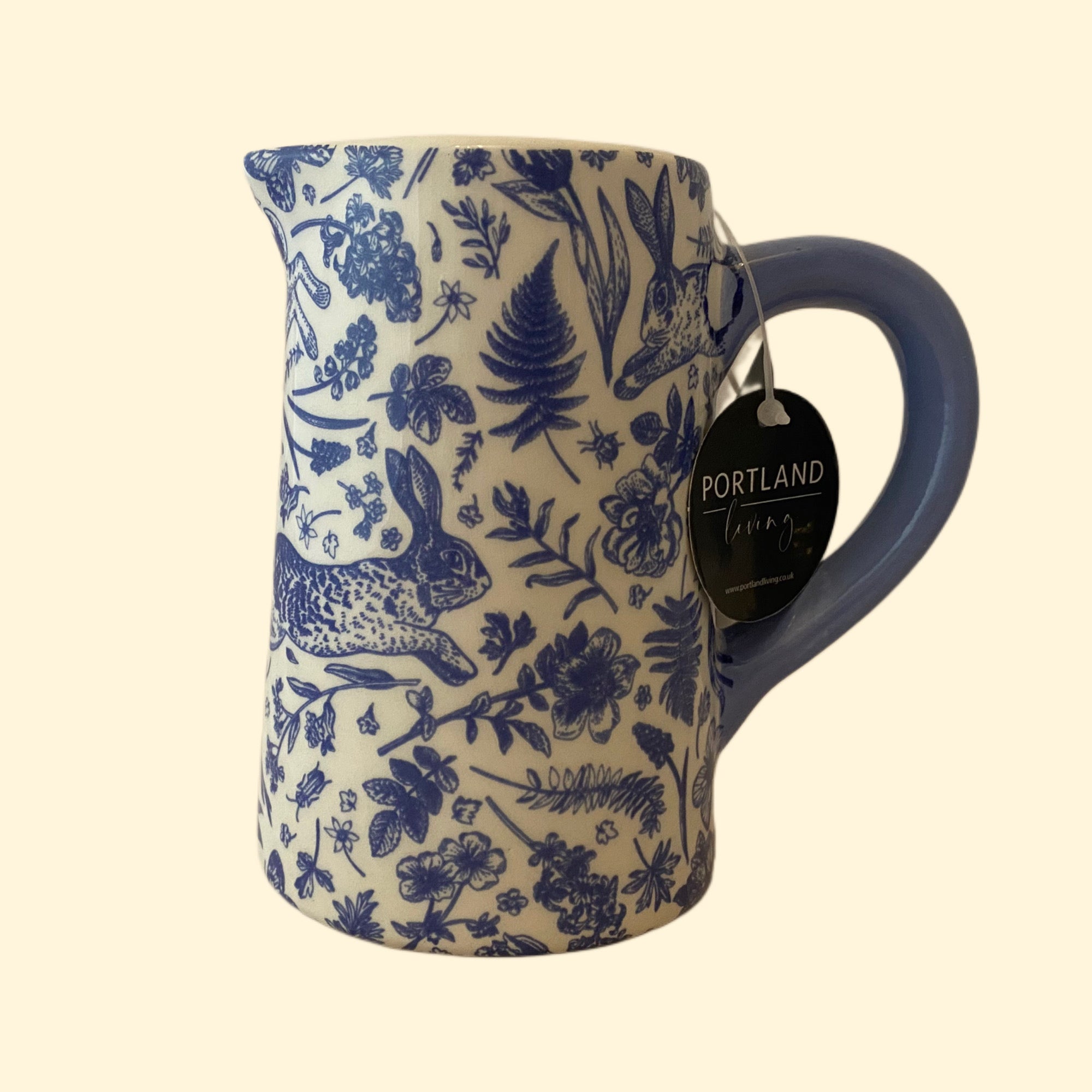 Hare Floral Jug