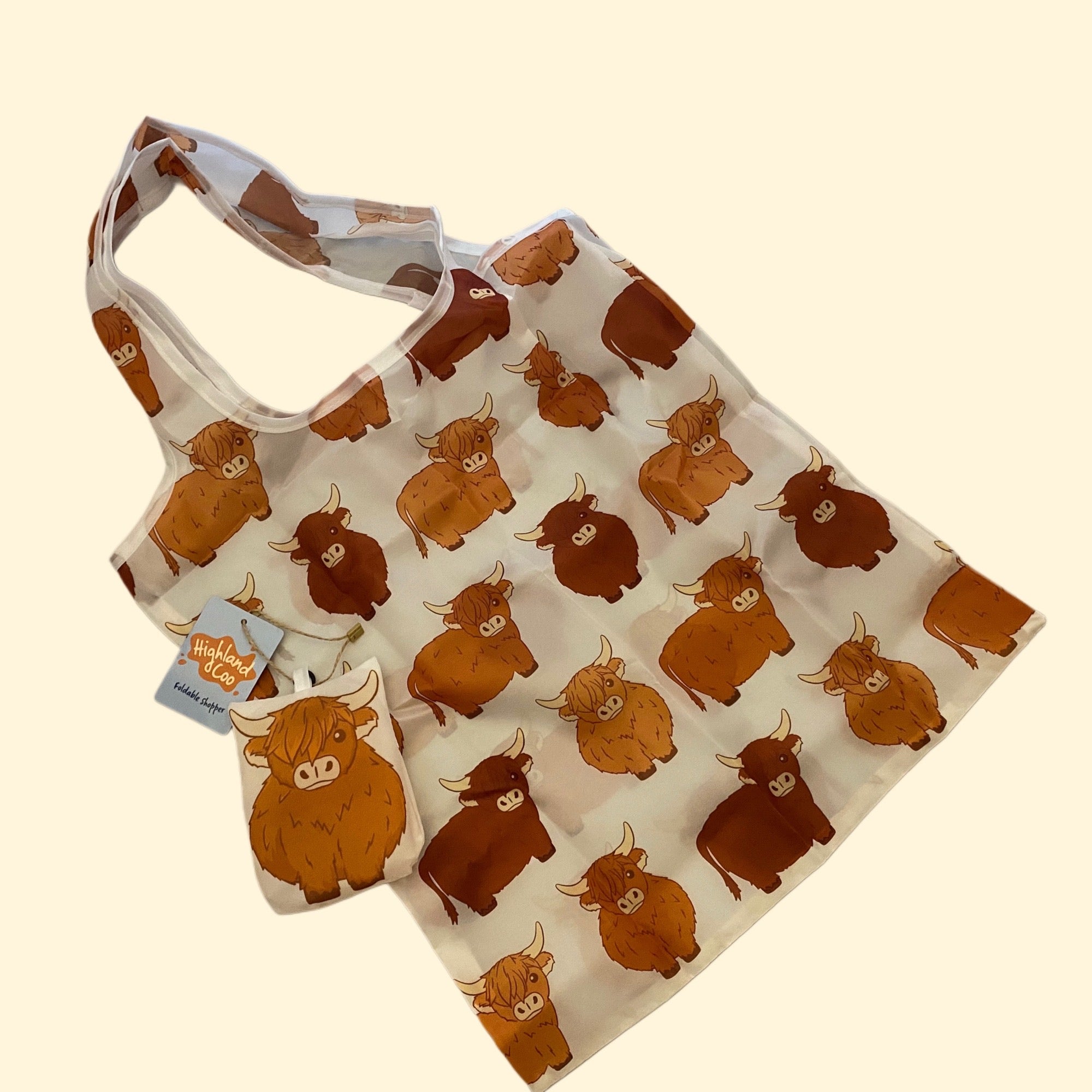 Highland Cow Shopping Bag (Various)