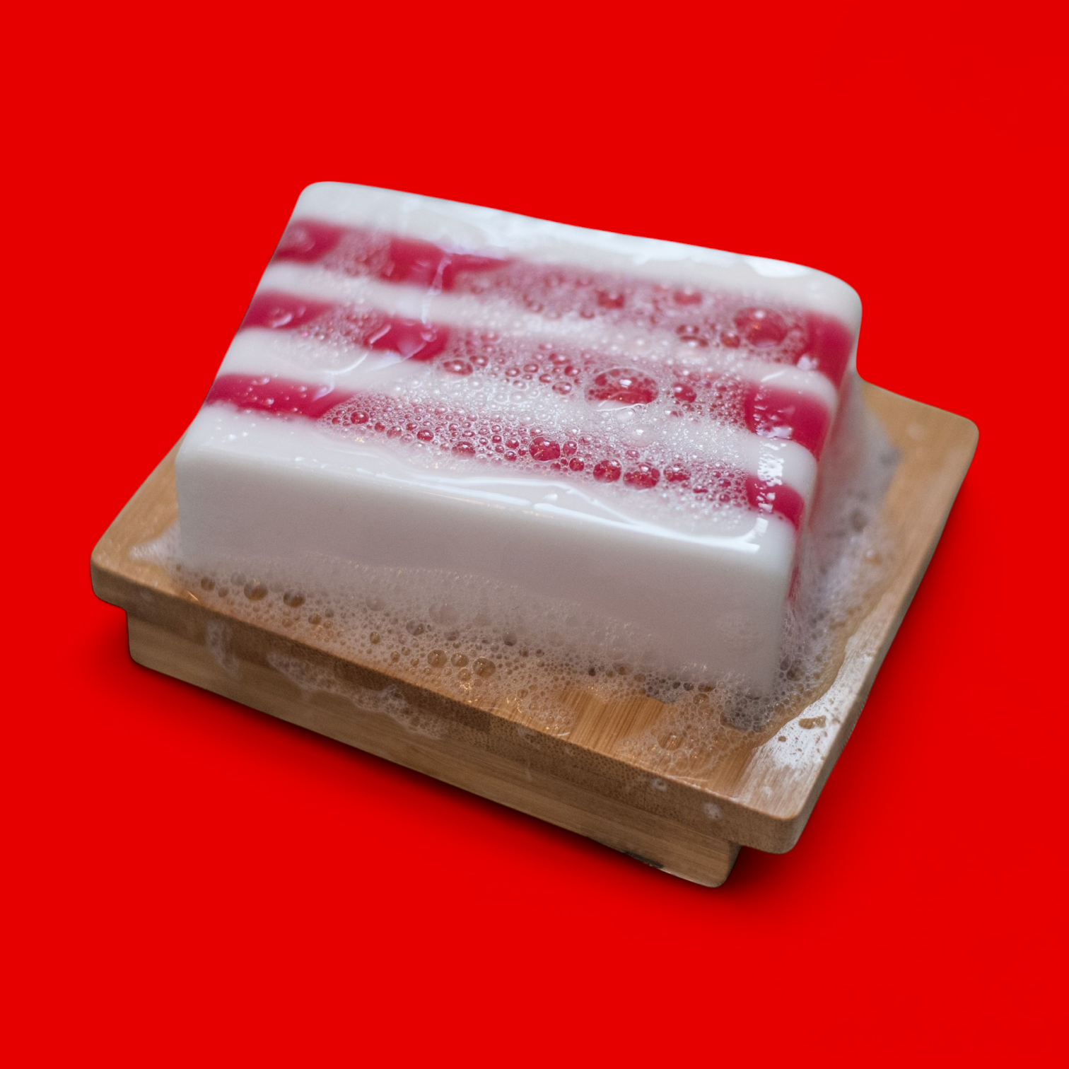 Candy Cane Handmade Soap 120g