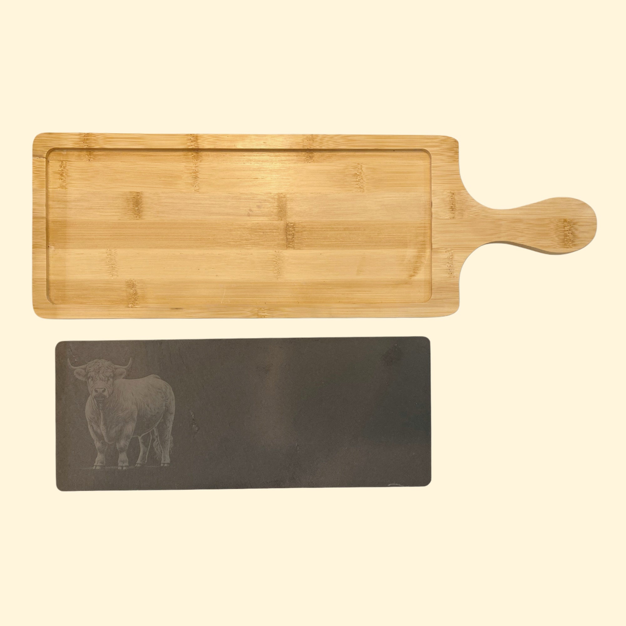 Slate & Bamboo Server - Choose Your Design