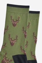 Men's Bamboo Socks - Stag