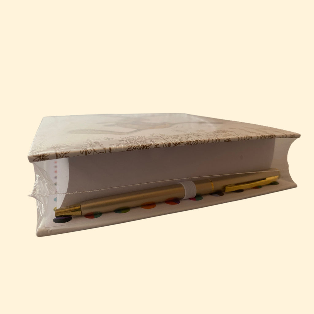 Hesper Hare Memo Block with Pen