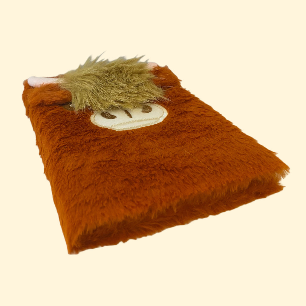 Fluffy Highland Cow Notebook