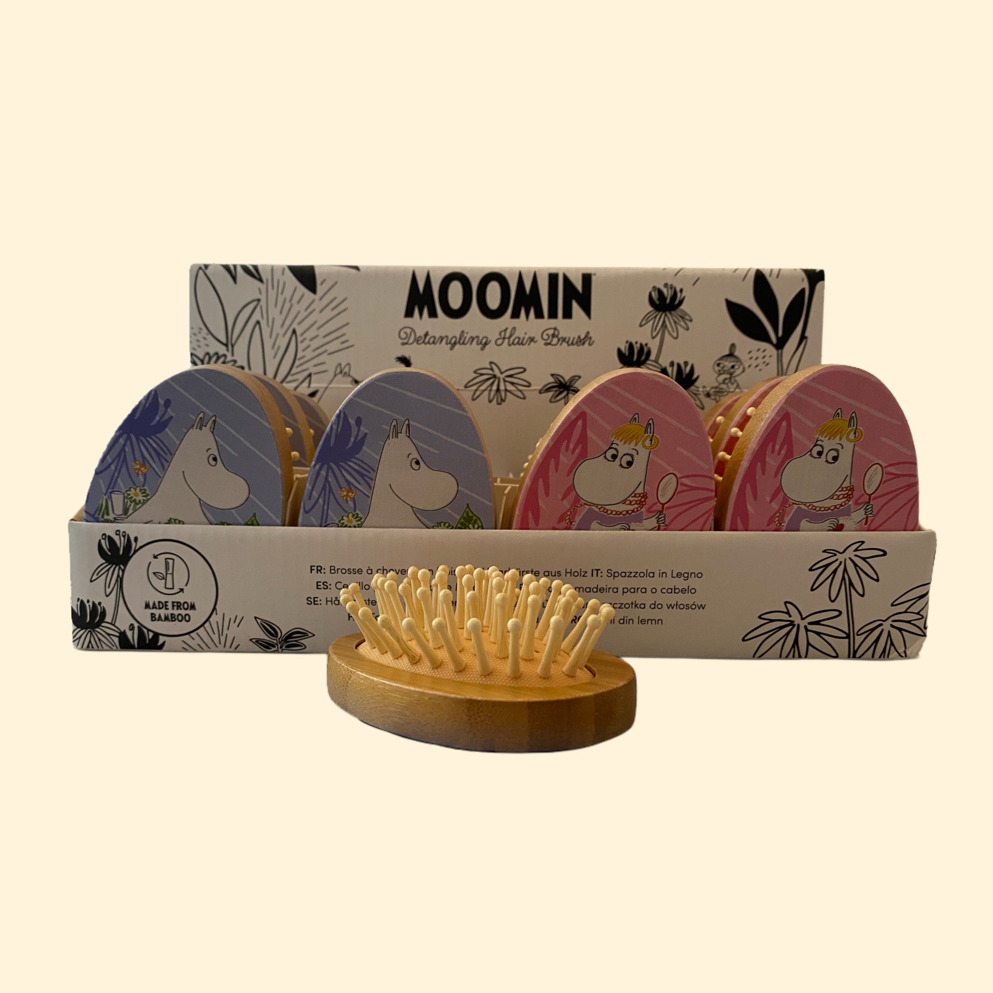 Moomin Bamboo Hair Brush