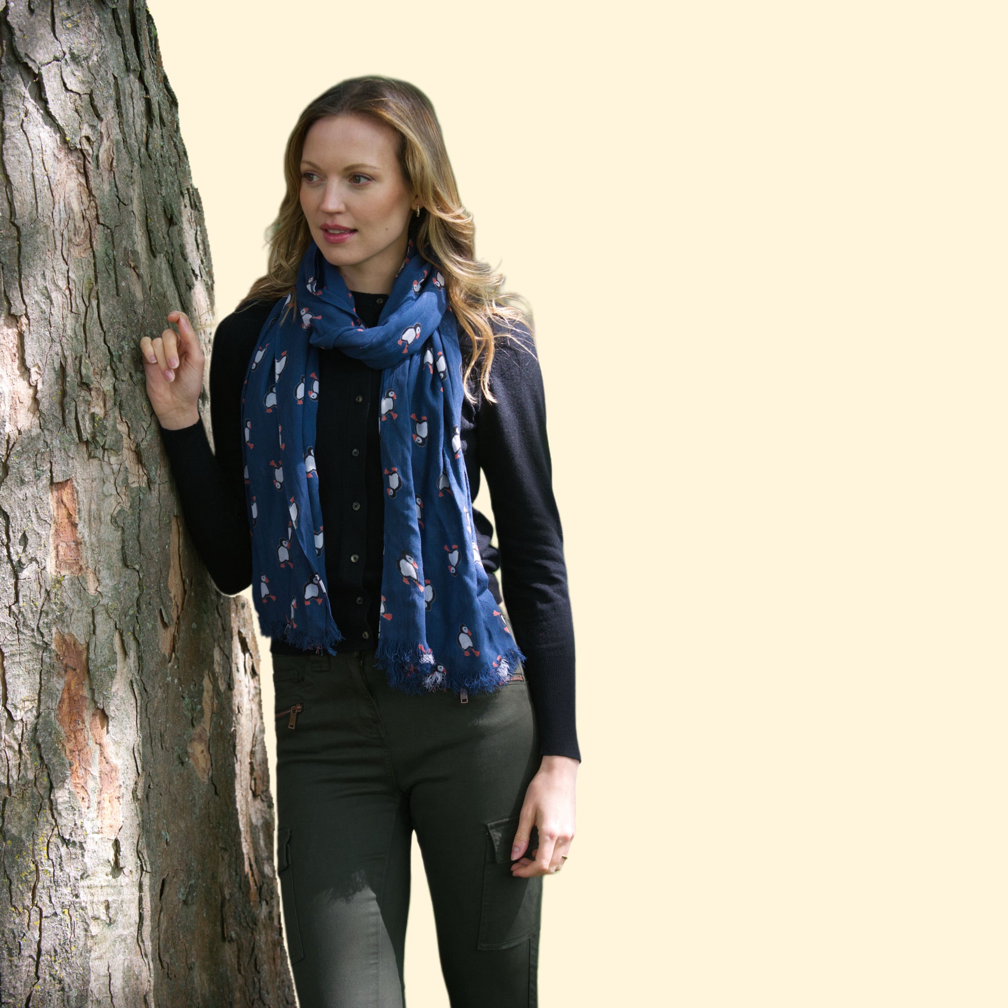 Earth Squared Puffin Scarf