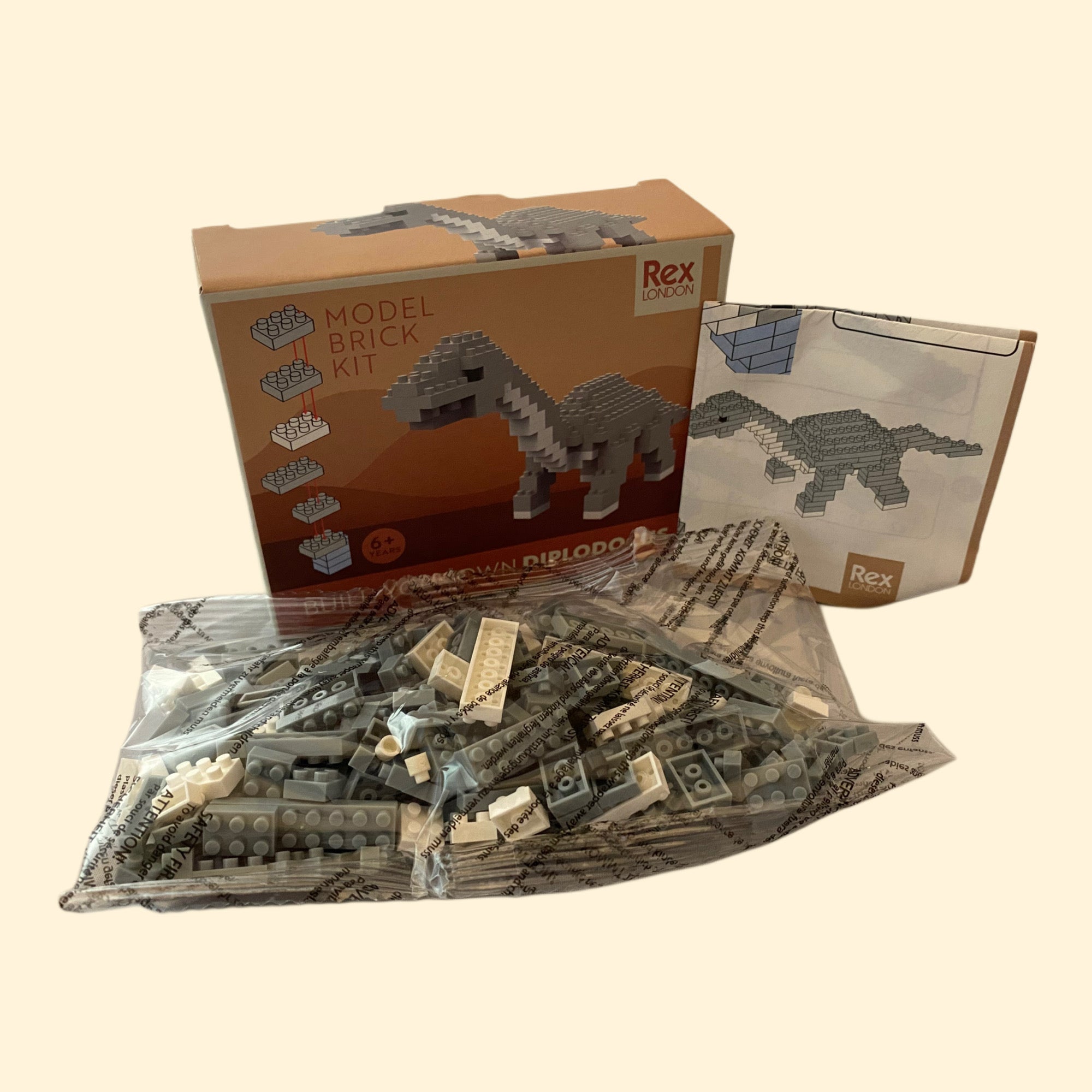Diplodocus Model Brick Kit