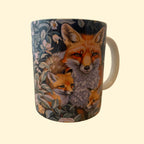 William Morris Mug - Vixen & Cubs