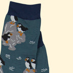 Men's Bamboo Socks - Puffin