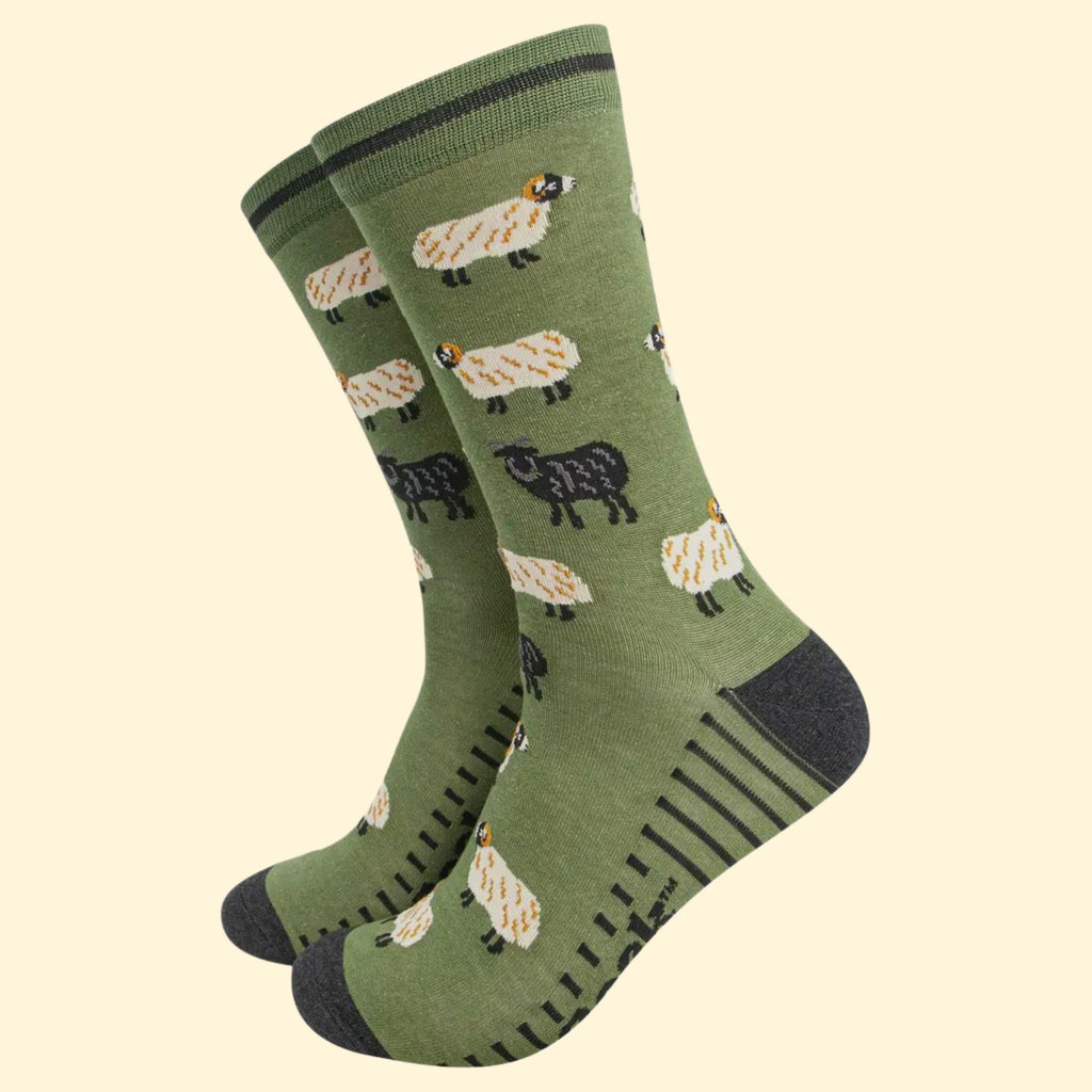 Men's Bamboo Socks - Sheep