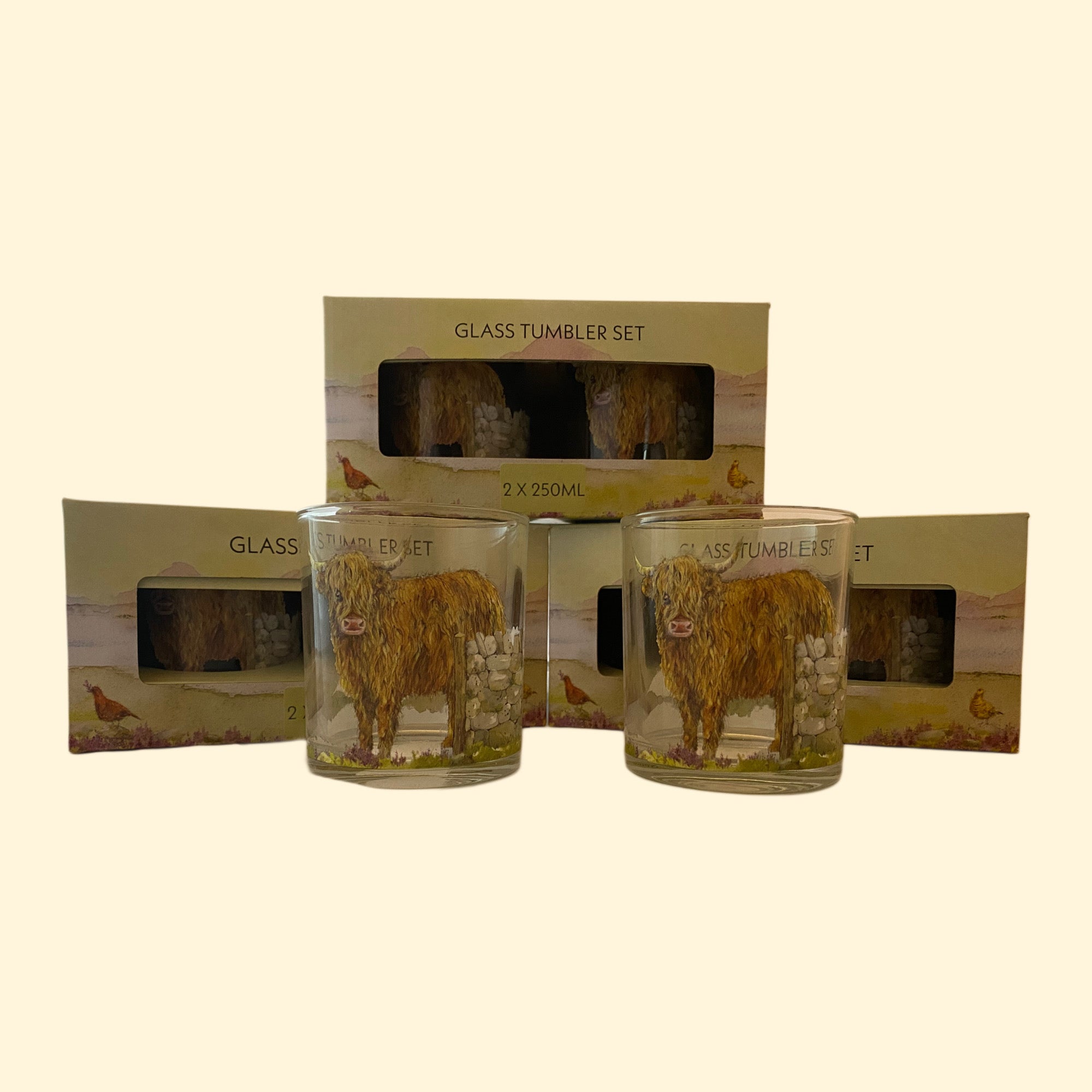 Highland Cow Tumblers (Pack of 2)