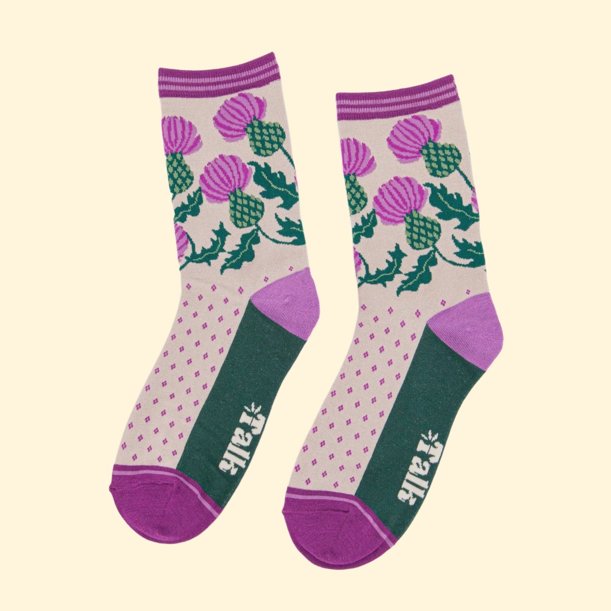Women's Bamboo Socks - Thistle