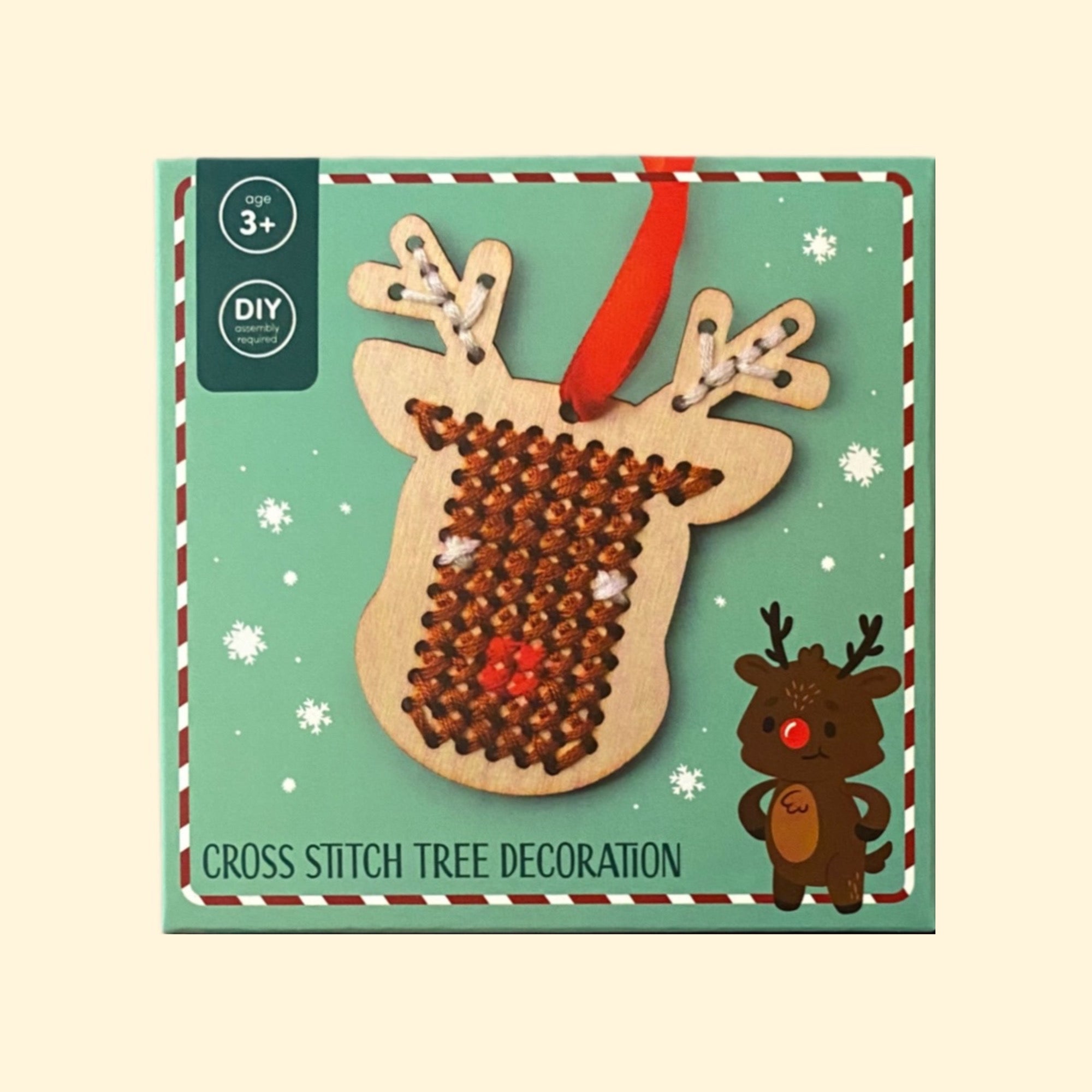 DIY Cross Stitch Christmas Decoration (Various)