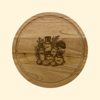 Round Chopping Board - Choose Your Design