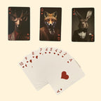 Sophisticated Animals Playing Cards