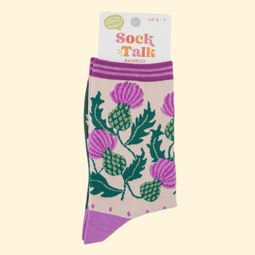 Women's Bamboo Socks - Thistle