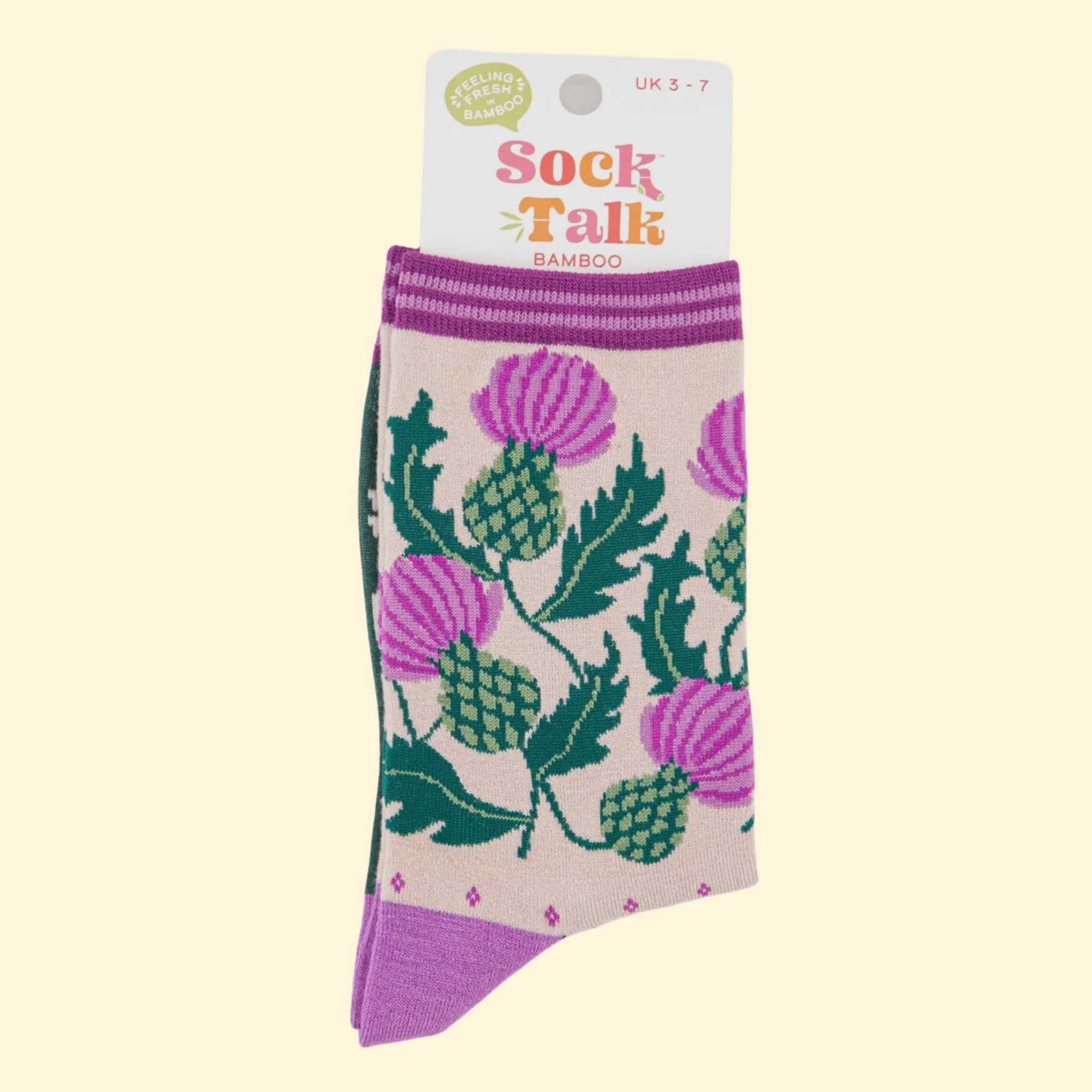 Women's Bamboo Socks - Thistle