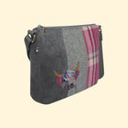 Earth Squared Highland Cow Messenger Bag